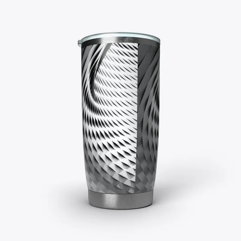 Grey and White Tumbler