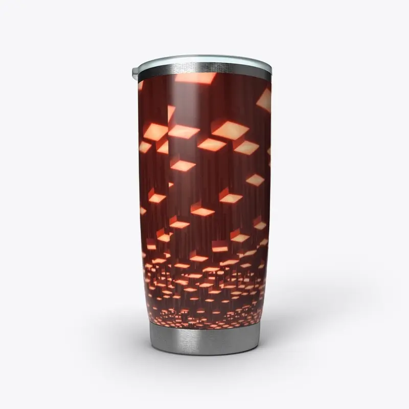 Falling Squares Tumbler